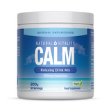 Holland & Barrett Natural Vitality Calm Relaxing Drink Mix Original Unflavoured Magnesium Powder 200g- Buy online at McGrocer