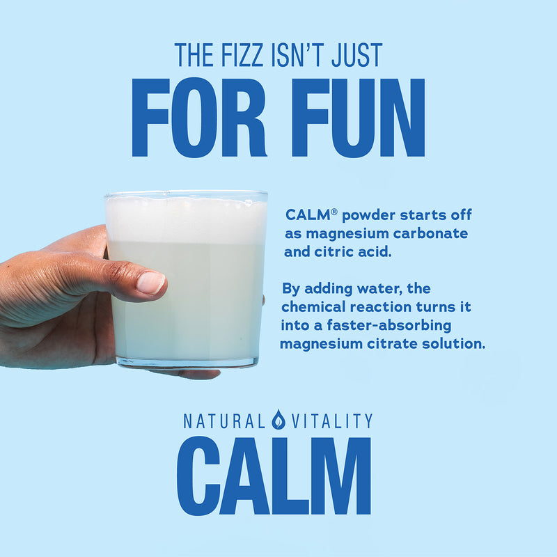 Natural Vitality Calm drink mix Original Unflavoured 200g, imported from the UK
