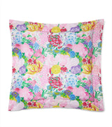 Harrods Pratesi Cotton Millefiori Square Pillowcase 65cm x 65cm- Buy online at McGrocer