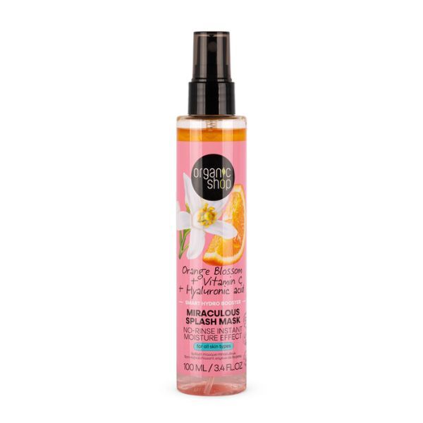 Organic Shop Orange Blossom Splash Mask 100ml, imported from the UK