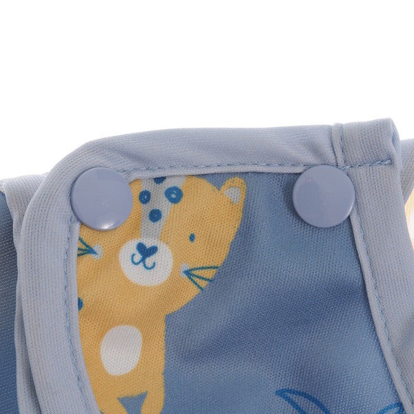 Ziggle baby coverall bib tigers and leopards print - British product
