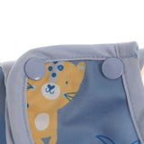 Ziggle baby coverall bib tigers and leopards print - British product