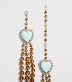 Valentino Garavani beaded layered necklace (British brand)