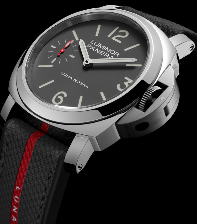 Panerai Luminor Luna Rossa watch 44mm stainless steel, UK version