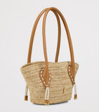 Christian Louboutin Venus mini raffia basket bag, UK version