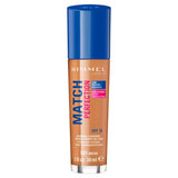 Superdrug Rimmel London Match Perfection Liquid Foundation Mocha Shade Medium- Buy online at McGrocer