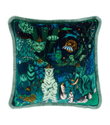 Harrods Emma J Shipley Velvet Terra Nova Cushion (45cm x 45cm)- Buy online at McGrocer