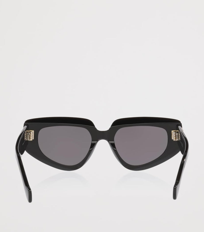 LOEWE angular rectangle sunglasses made in Italy, imported from the UK