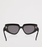 LOEWE angular rectangle sunglasses made in Italy, imported from the UK