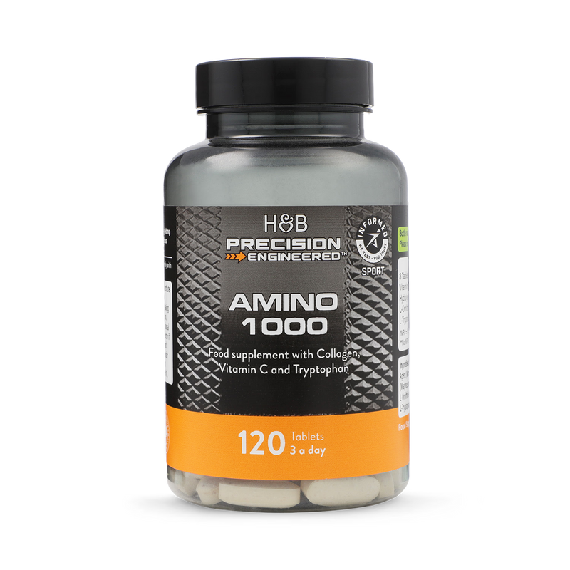 Precision Engineered Amino 1000mg 120 tablets, imported from the UK