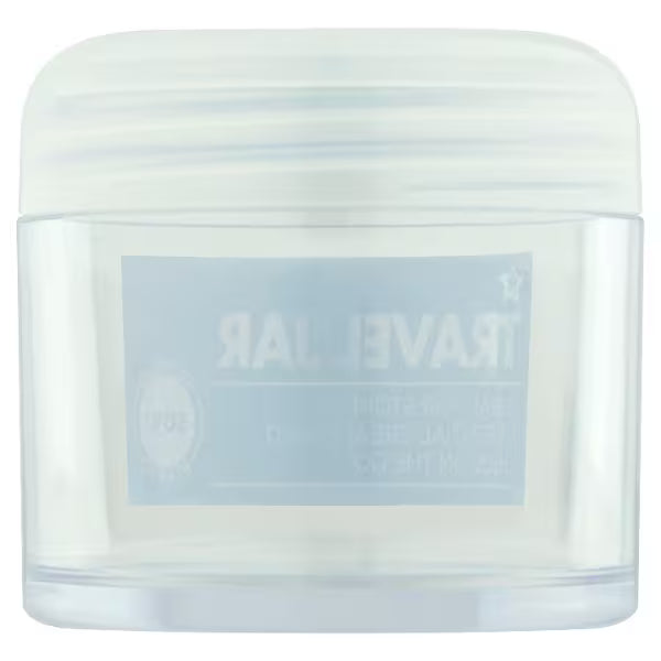 Superdrug travel storage jar 60ml capacity (British brand)