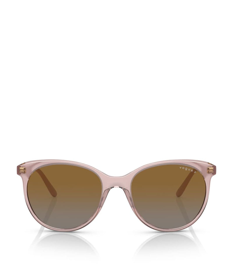 Vogue acetate round sunglasses with UV protection (British brand)