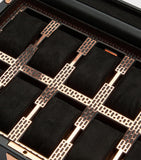WOLF vegan leather 10-piece watch box, imported from the UK