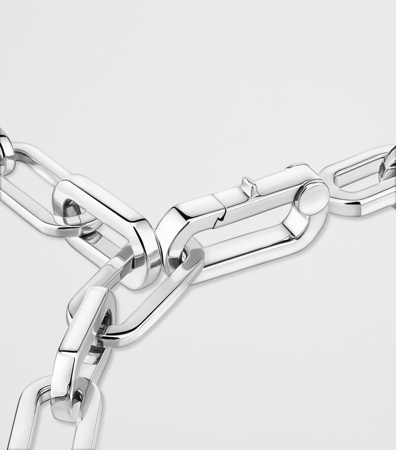 Messika Move Link white gold diamond chain bracelet 1.03ct, imported from the UK