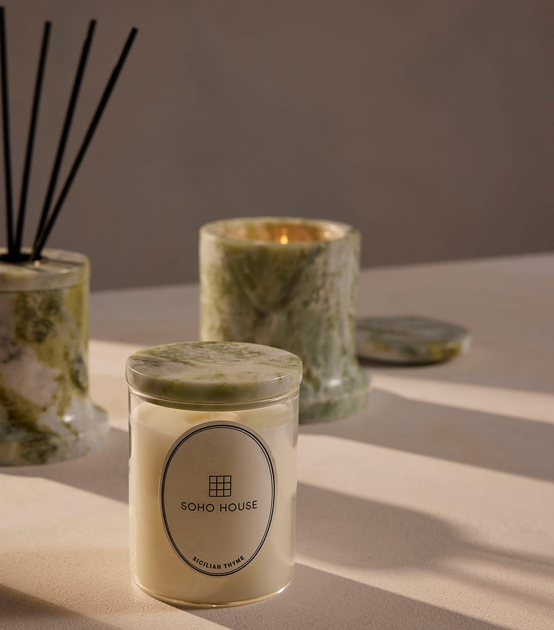 Soho Home Sicilian Thyme diffuser marble vessel 150ml (British brand)