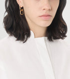 Valentino Garavani large VLogo hoop earrings gold-tone, UK version