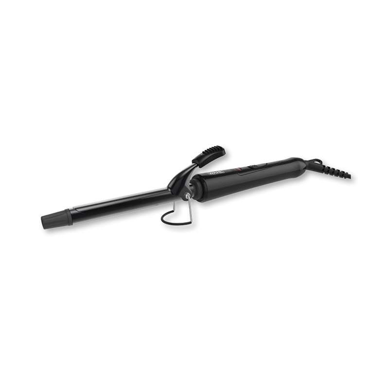 Wahl ceramic curling tong black 13mm, imported from the UK