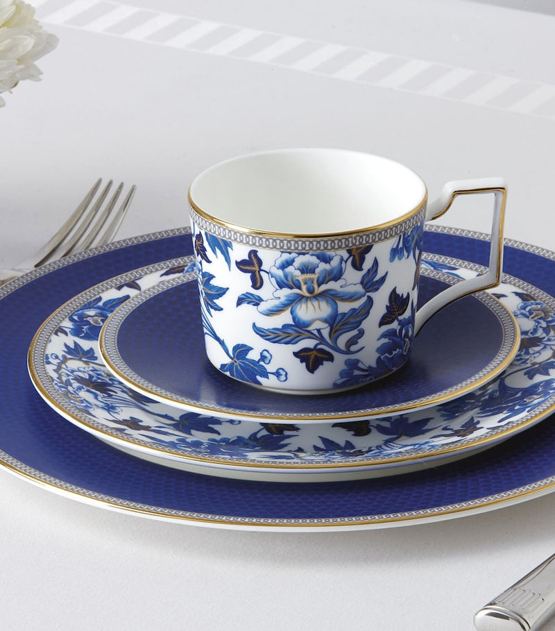Wedgwood Hibiscus fine bone china teacup and saucer, UK version