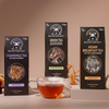 Quirky Monkey chamomile tea reishi mushroom 15 pyramid teabags, imported from the UK