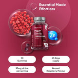 WeightWorld zinc gummies 50mg 90 count (British brand)