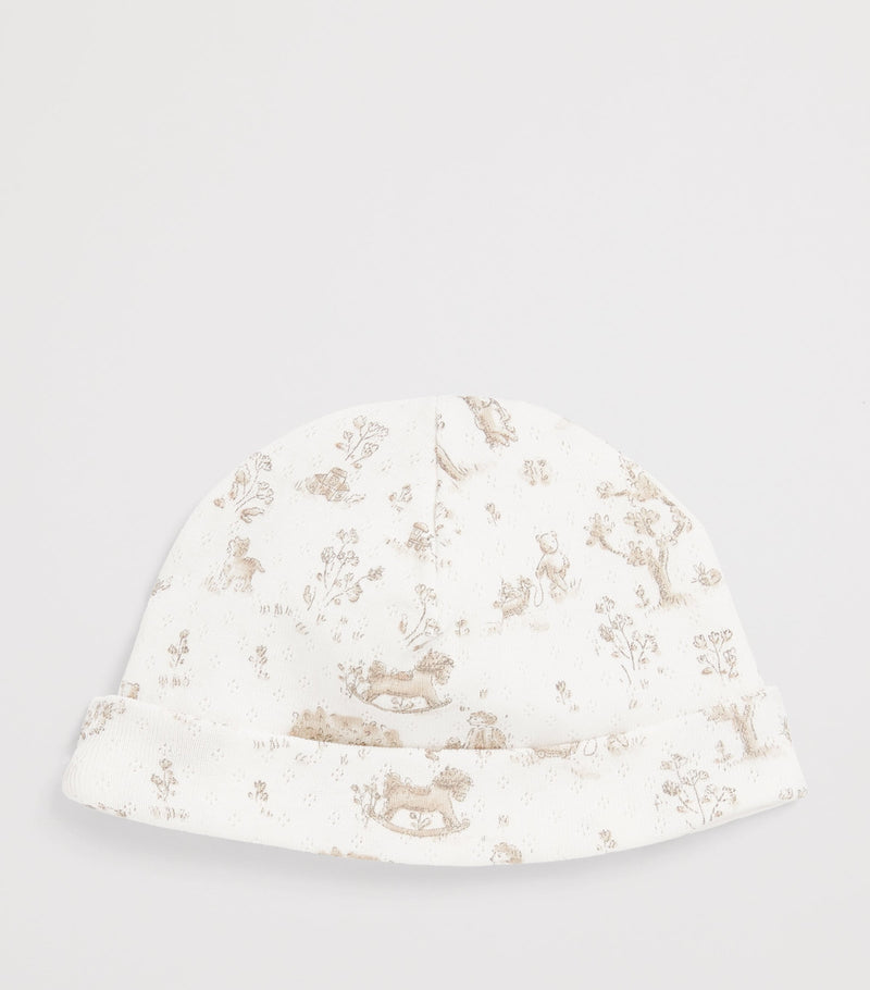 Tartine et Chocolat cotton printed beanie (British brand)