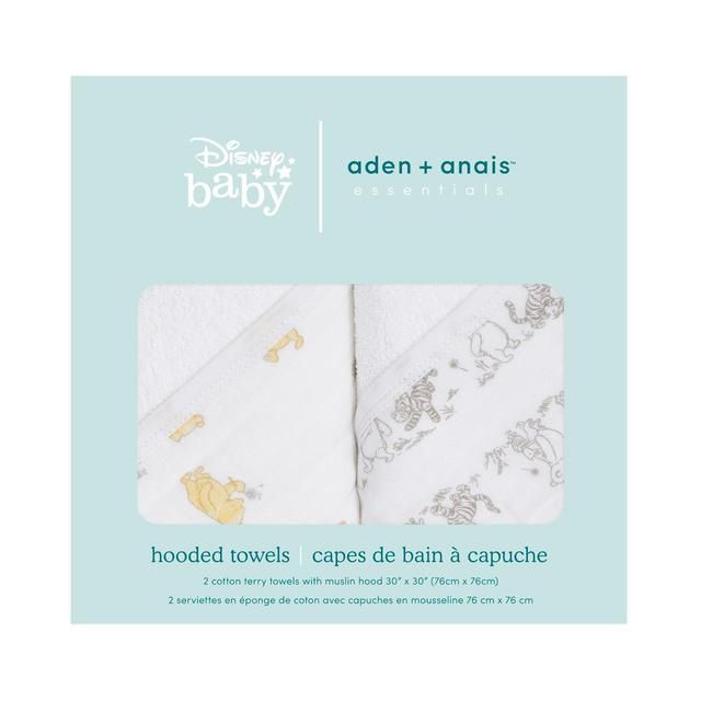 Aden + Anais Hooded Towel Winnie the Pooh 2 per pack - McGrocer