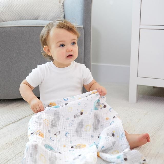 Aden + Anais Muslin Squares Space Explorers 5 per pack - McGrocer