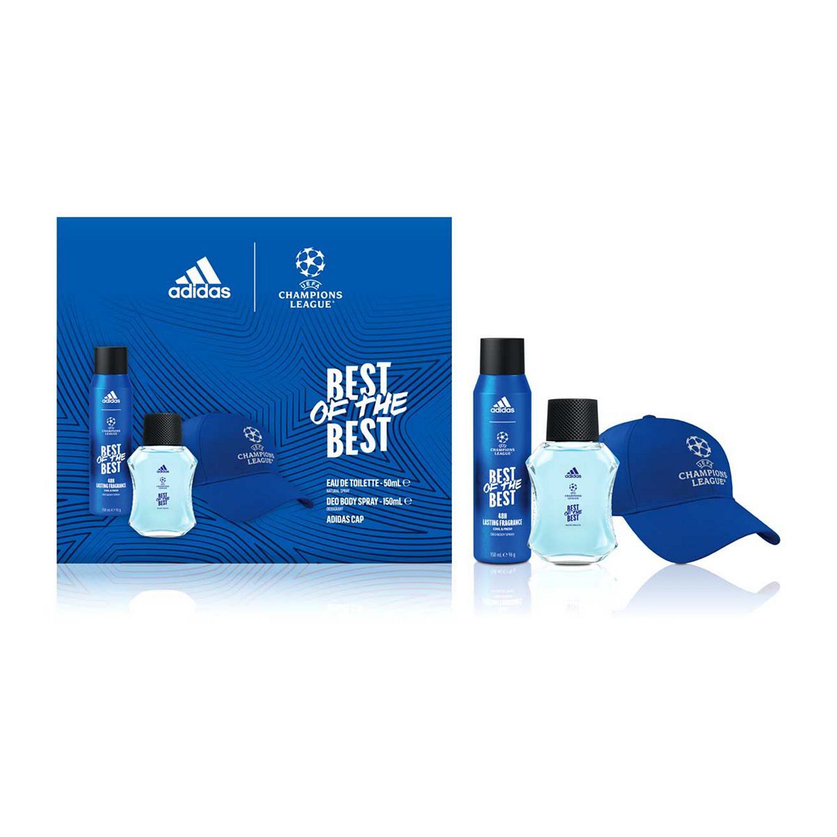 Adidas UEFA Champions League Best Of The Best Cap Gift Set - McGrocer