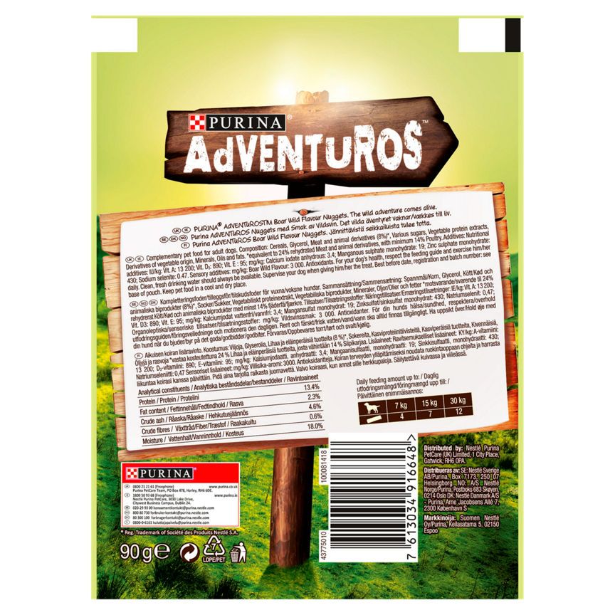 Adventuros Nuggets Dog Treats Boar Flavour - McGrocer