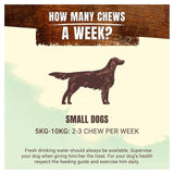 Adventuros Wild Chew Venison Small Dog Treats 150g - McGrocer