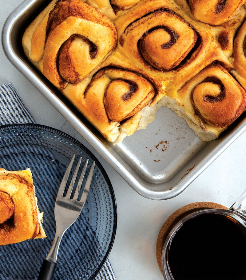 Nordic Ware aluminium square cake tin 22cm, imported from the UK