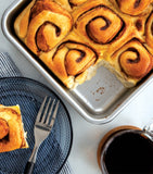 Nordic Ware aluminium square cake tin 22cm, imported from the UK