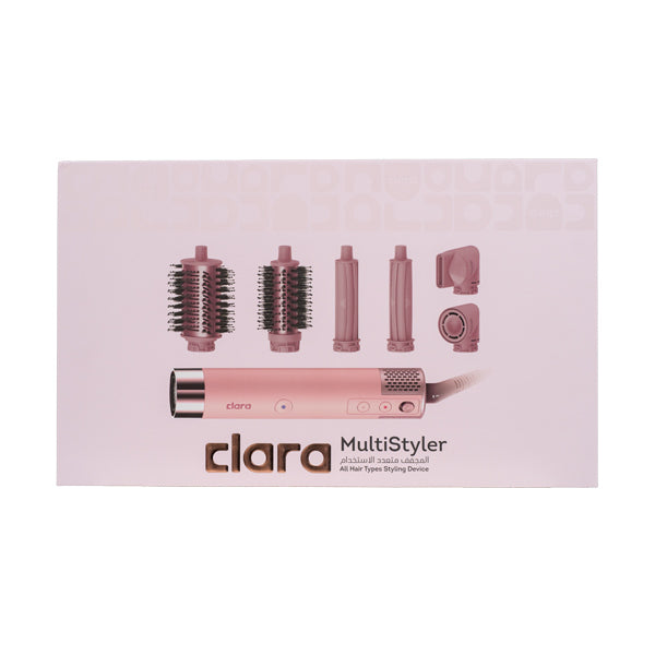 CLARA hair styler 6-in-1 toolkit pink, UK version