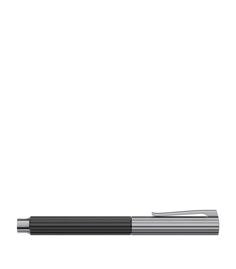 Graf von Faber-Castell ebony wood bloom fountain pen, UK version