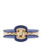 Alexandre de Paris gold-plated crystal-embellished claw hair clip 10.5cm, UK version