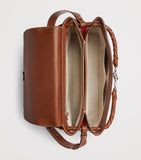 Bottega Veneta large canvas Andiamo messenger bag, imported from the UK