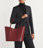 Harrods leather rope tote bag in Italian leather - British product