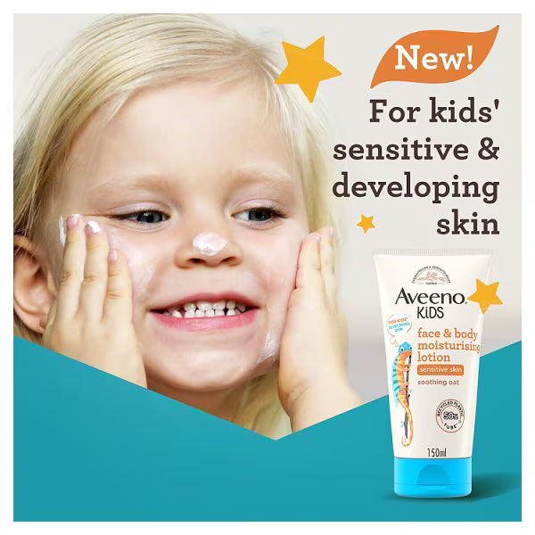 Aveeno Kids Face and Body Lotion Sensitive 150ml - British product