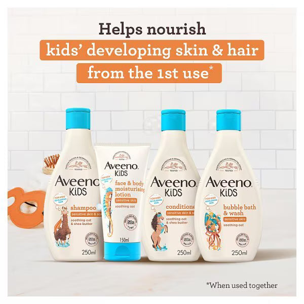 Aveeno Kids Face and Body Lotion Sensitive 150ml - British product