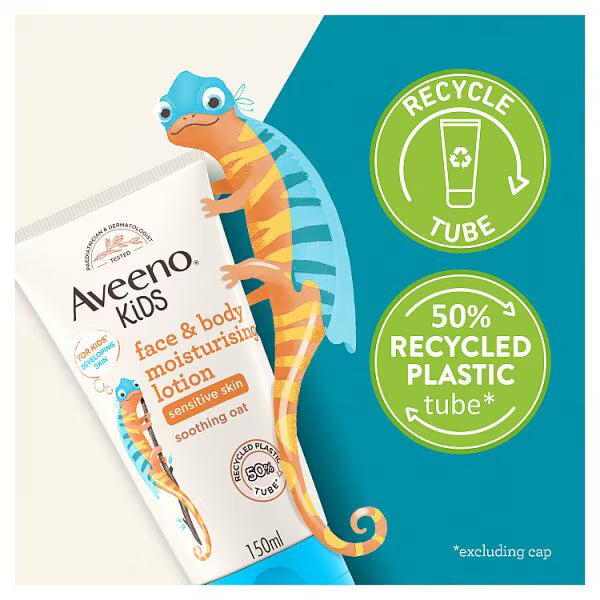 Aveeno Kids Face and Body Lotion Sensitive 150ml - British product