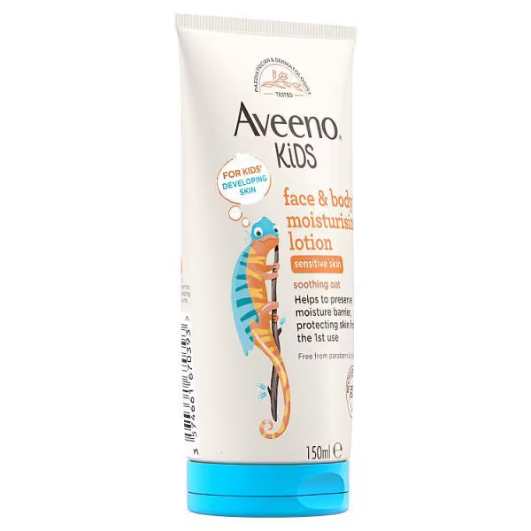 Aveeno Kids Face and Body Lotion Sensitive 150ml - British product