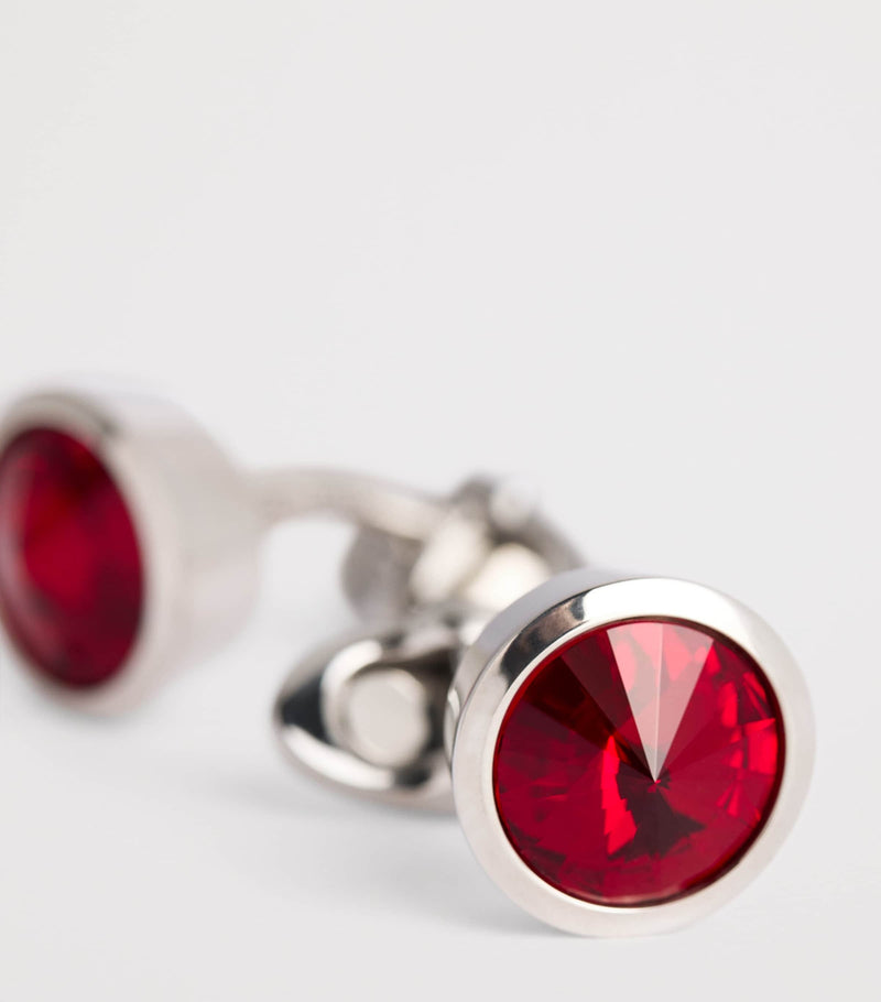 Giorgio Armani sterling silver embellished cufflinks, imported from the UK