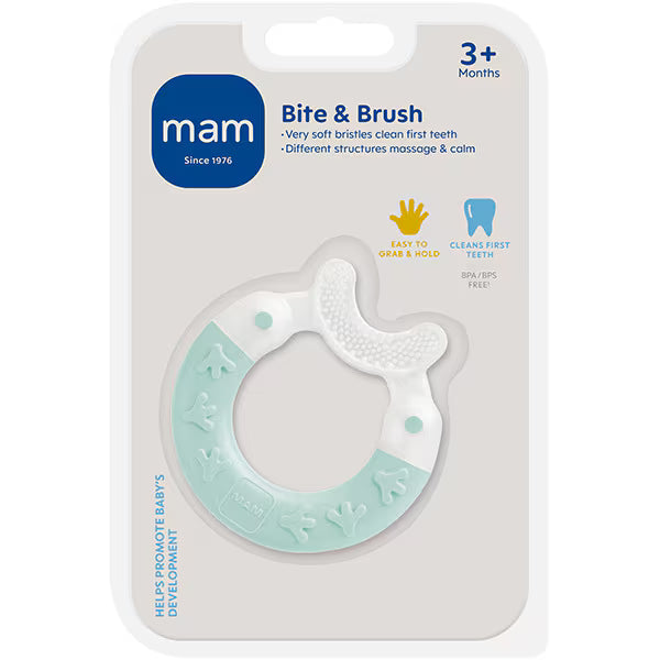 MAM Teether Bite & Brush baby teether, imported from the UK