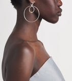 Spinelli Kilcollin Echo hoop earrings sterling silver gold, imported from the UK