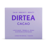 Holland & Barrett DIRTEA Cacao Mushroom Super Blend Functional Hot Chocolate with Vitamins 7 Sachets- Buy online at McGrocer