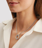 Boodles white gold diamond large pendant necklace - British product
