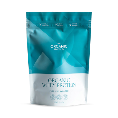 Holland & Barrett The Organic Protein Co. Organic Whey Protein Pure Unflavoured Whey Protein Powder, 1200g- Buy online at McGrocer