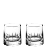 Harrods Christofle Set of 2 Crystal Old Fashioned Tumblers (190ml)- Buy online at McGrocer