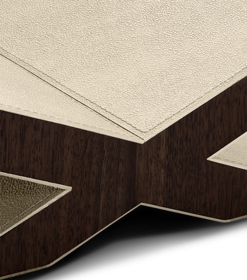 Assouline walnut leather ultimate culture bookstand - British product