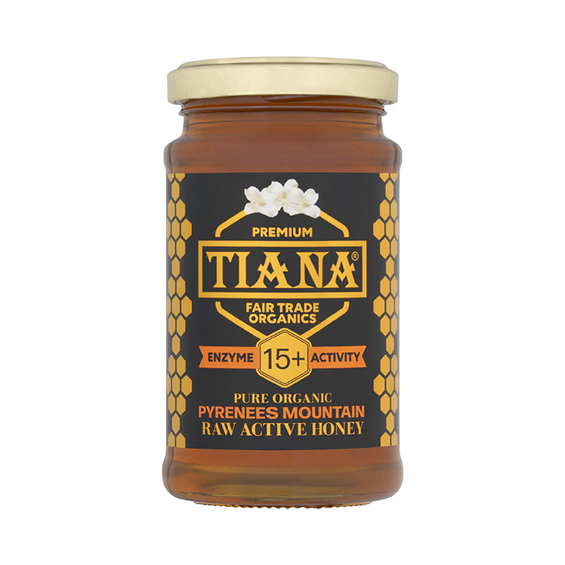 Tiana Organic Pyrenees Mountain Honey 250g (British brand)